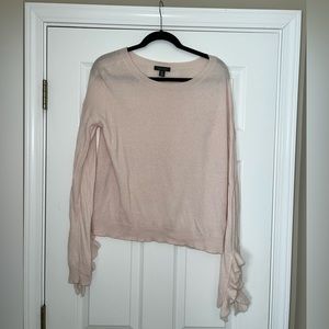 Saks Fifth Avenue Pink Cashmere Blouse